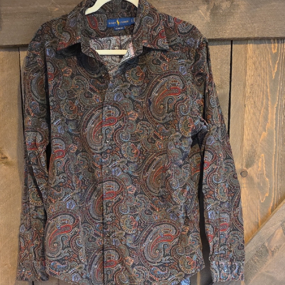 Ralph Lauren Multicolor Paisley Shirt